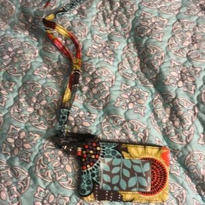 Vera Bradley ID pouch and lanyard